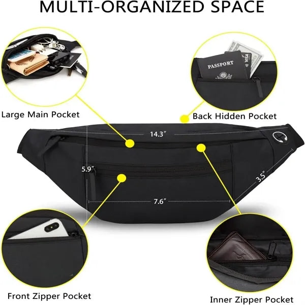 Large Crossbody Fanny Pack