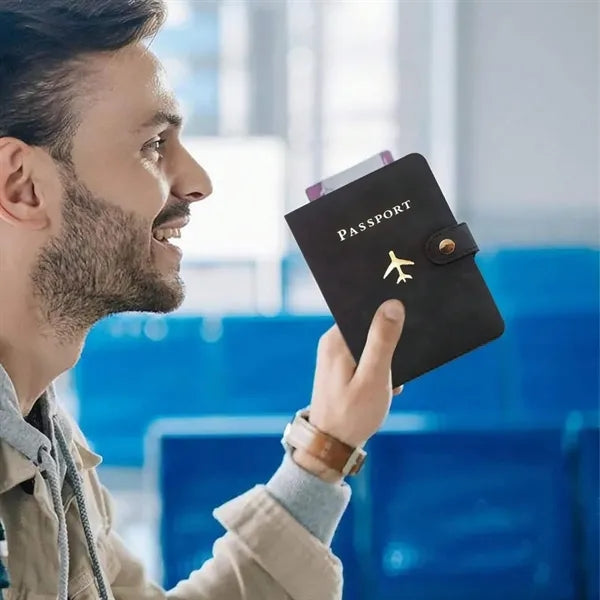 Premium PU Travel Passport Wallet