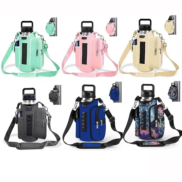 Magnetic Gym Bag Water Bottle Carrier Holder