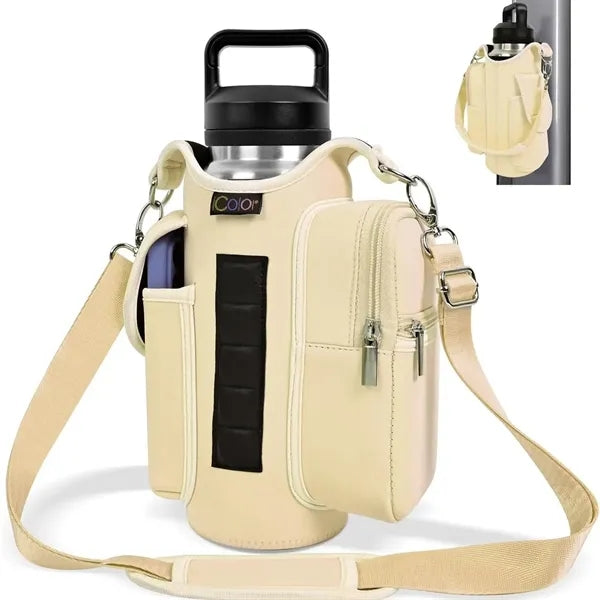 Magnetic Gym Bag Water Bottle Carrier Holder