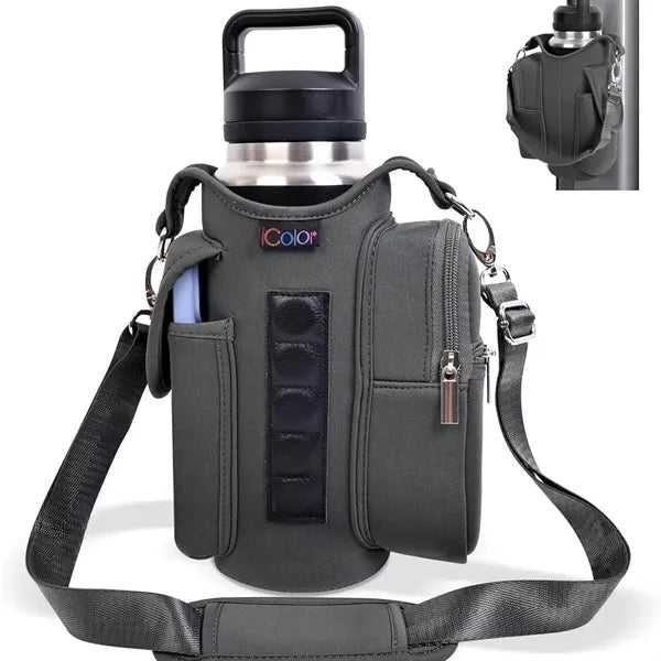 Magnetic Gym Bag Water Bottle Carrier Holder