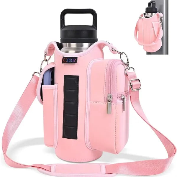 Magnetic Gym Bag Water Bottle Carrier Holder