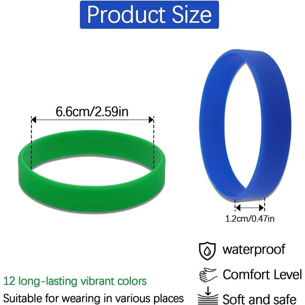 Single Color Silicone Wristband