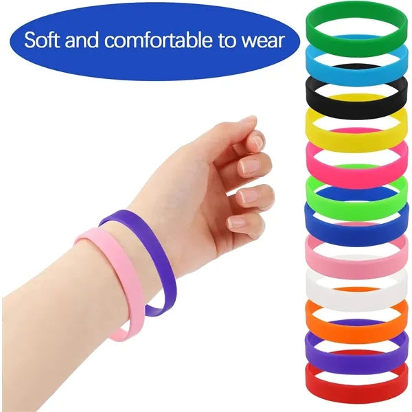Single Color Silicone Wristband