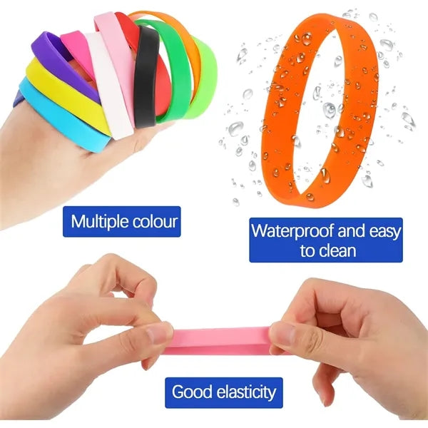 Single Color Silicone Wristband