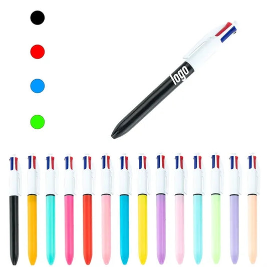 4-in-1 Retractable 4-Color Ballpoint Pen