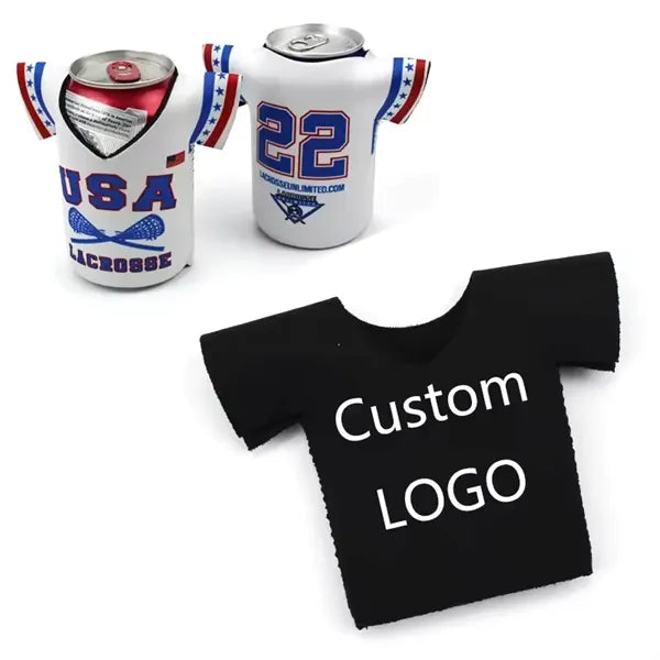 Neoprene t-shirt clothes can cooler holder