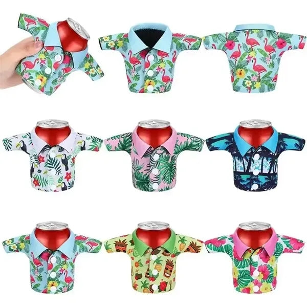 Neoprene t-shirt clothes can cooler holder
