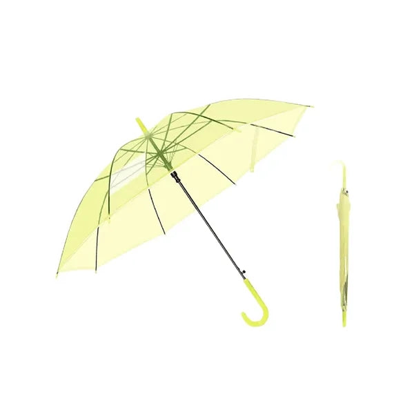 Clear Dome Umbrella with Auto Open for Rain & Weddings