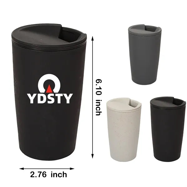 Eco Insulated Wheat Straw Coffee Cup