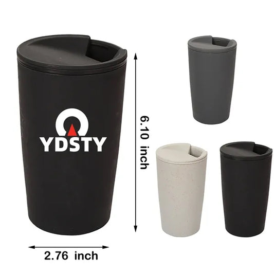 Eco Insulated Wheat Straw Coffee Cup