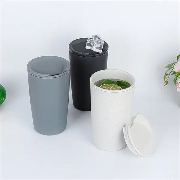 Eco Insulated Wheat Straw Coffee Cup