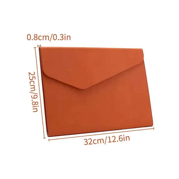 Professional PU Leather Document Envelope Sleeve