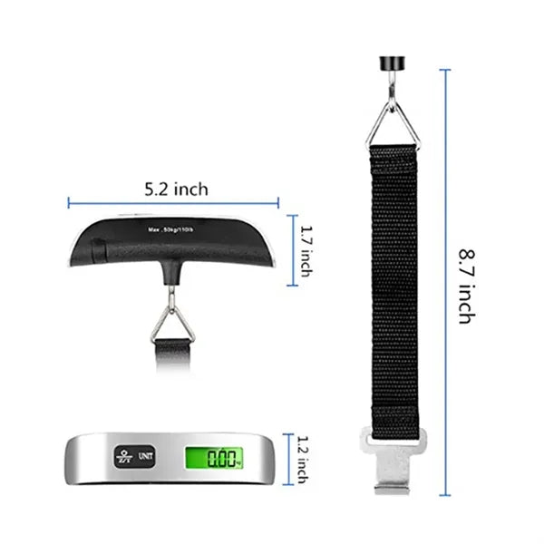 Portable Digital Luggage Scale with LCD Display