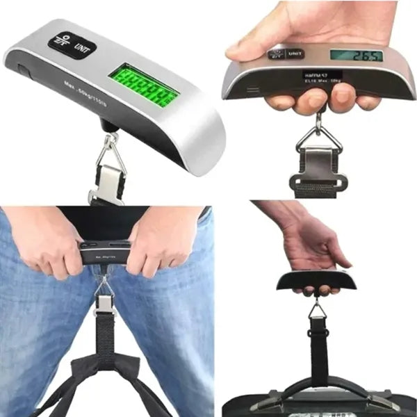 Portable Digital Luggage Scale with LCD Display