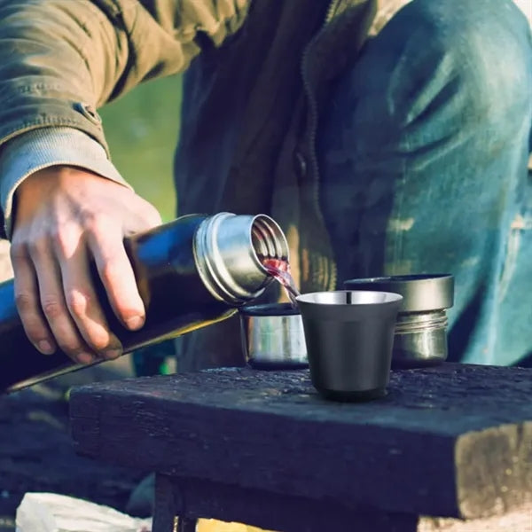 Mini Double Wall Stainless Steel Coffee Cup For Outdoor