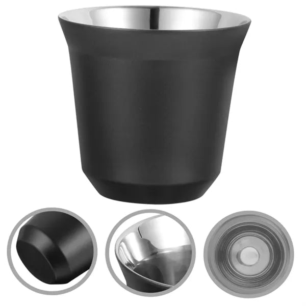 Mini Double Wall Stainless Steel Coffee Cup For Outdoor