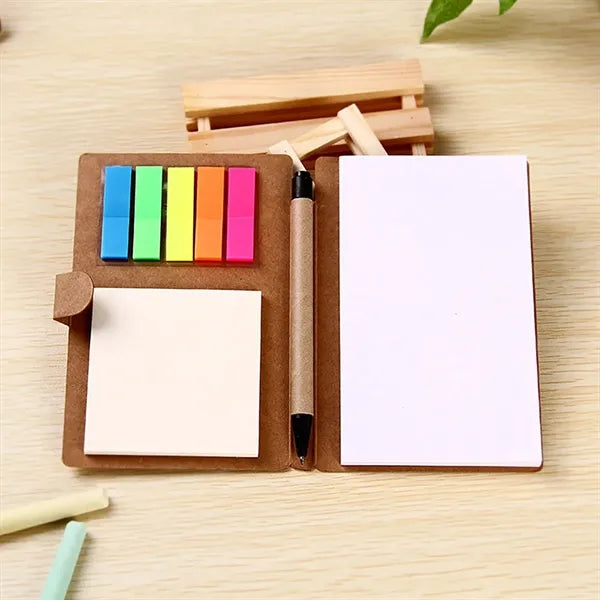 Small Pocket Notebook with Pen Holder