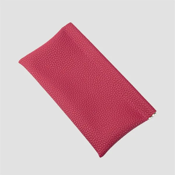 Portable PU Leather Wallet with Automatic Closure