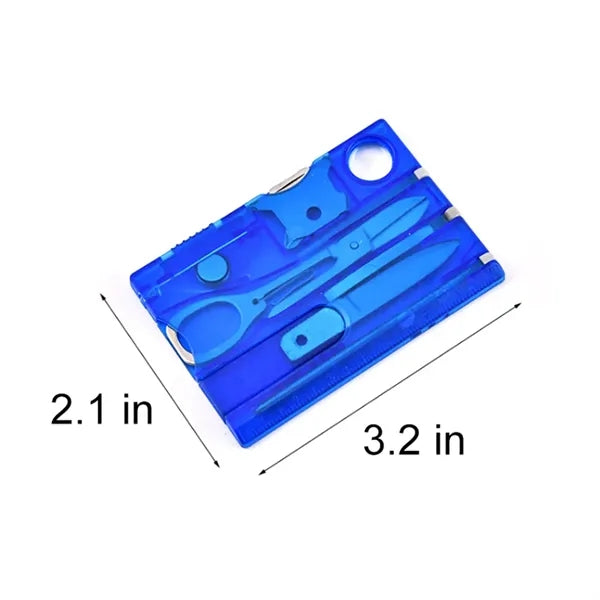 12-in-1 Stainless Steel Card Tool