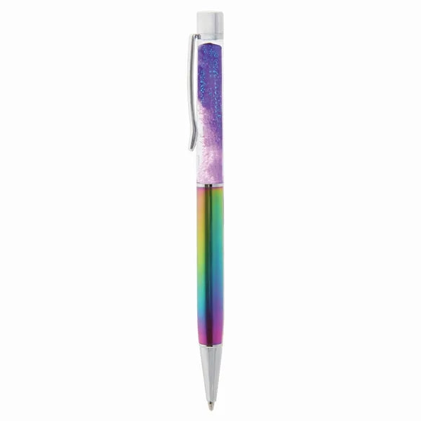 Vegas Floating Flakes Metal Ballpoint