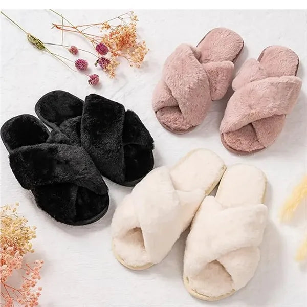 Plush Slippers for Weddings & Holiday Gifts