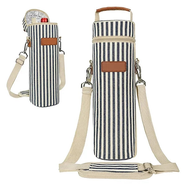 Insulated Wine Cooler Carrier Tote Bag