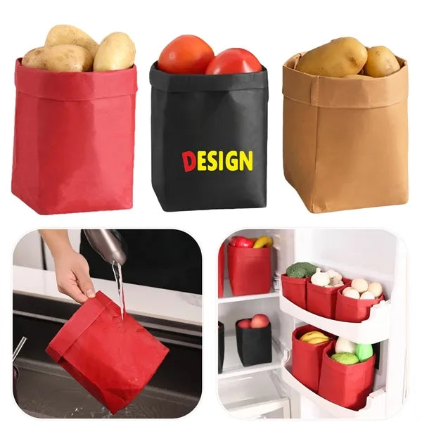 Washable Kraft Paper Bags Free Shipping