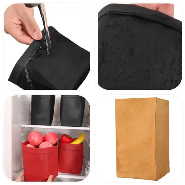 Washable Kraft Paper Bags Free Shipping