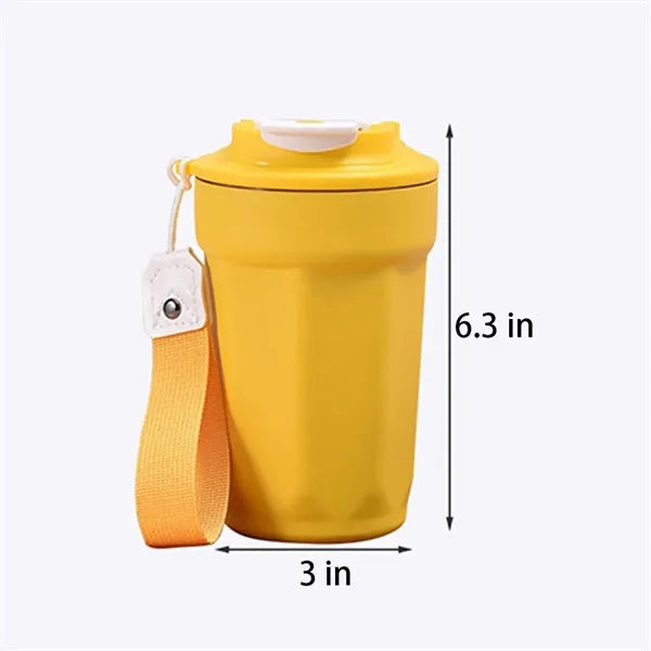 15oz Thermos Cup Travel Mug with Wristlet