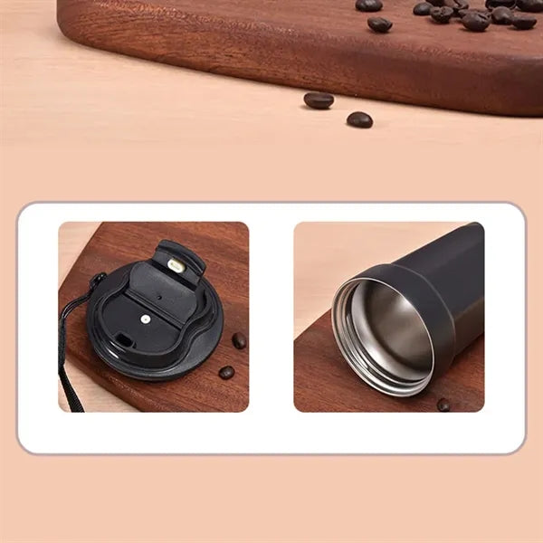 15oz Thermos Cup Travel Mug with Wristlet