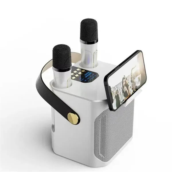 Portable Bluetooth Speaker with Dual Microphone