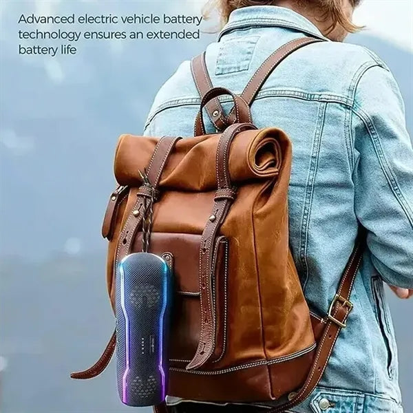 Powerful Waterproof Bluetooth Speaker with Color Lights