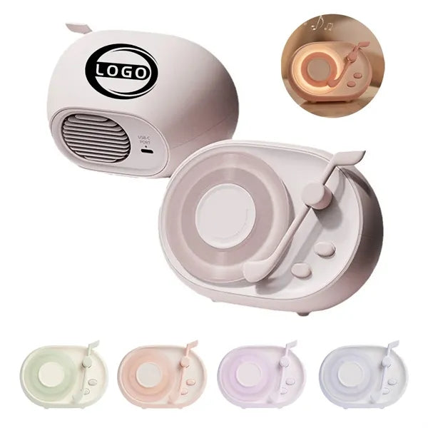 Streamed Vinyl Player Bluetooth Speaker Nightlight