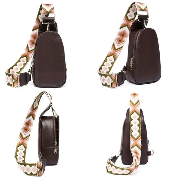 Vintage Crossbody Chest Bag Waist Pouch