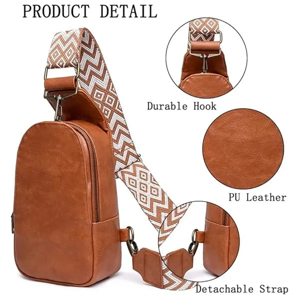 Vintage Crossbody Chest Bag Waist Pouch