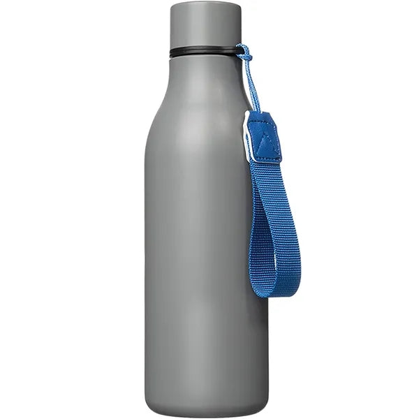 18 oz Stainless Steel Metal Water Bottle with Strap