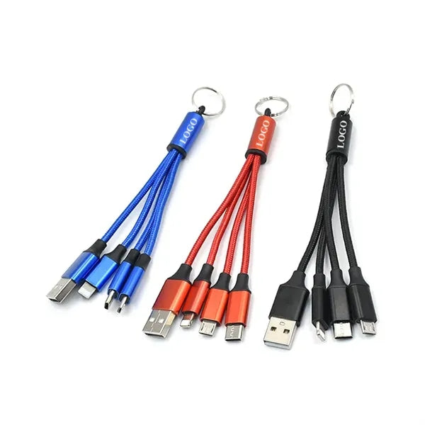 Portable 3 in 1 multi Charging Cable