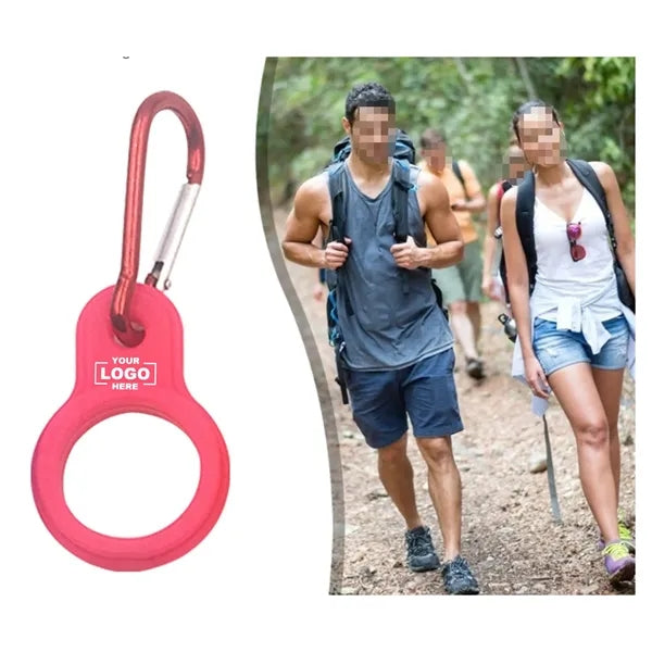 Ilicone Water Bottle Buckle Holders with Hook