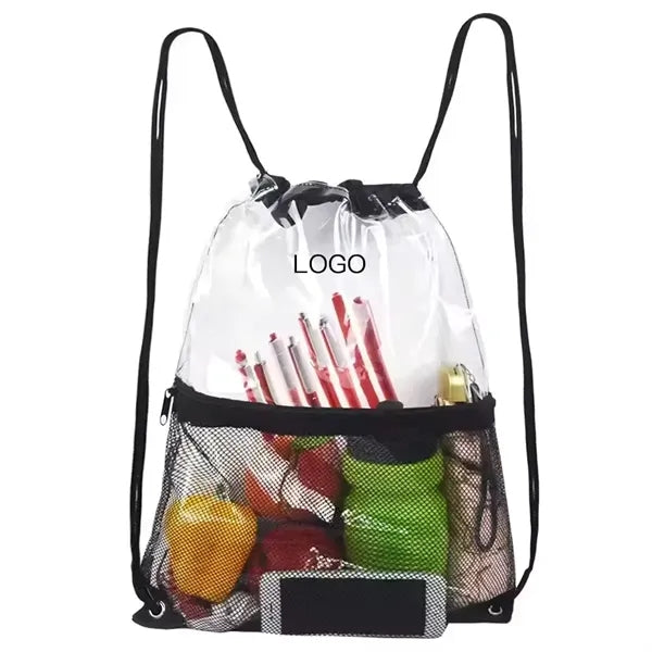 Clear Drawstring Bags
