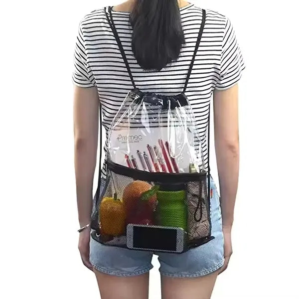 Clear Drawstring Bags