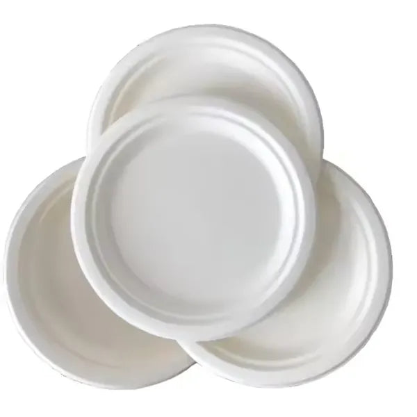 10" Disposable Paper Plates Eco-Friendly
