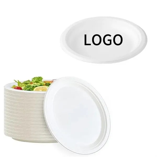 10" Disposable Paper Plates Eco-Friendly