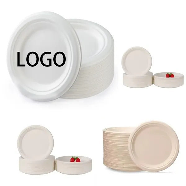 10" Disposable Paper Plates Eco-Friendly