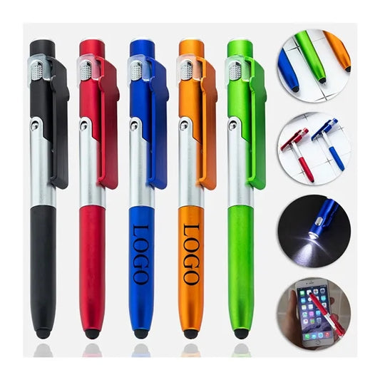 Multi-functional Touch Ballpoint Pen With LED Light