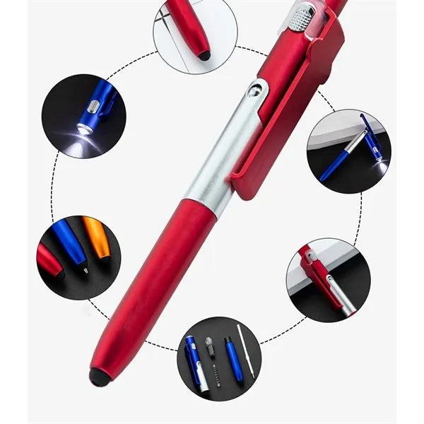 Multi-functional Touch Ballpoint Pen With LED Light