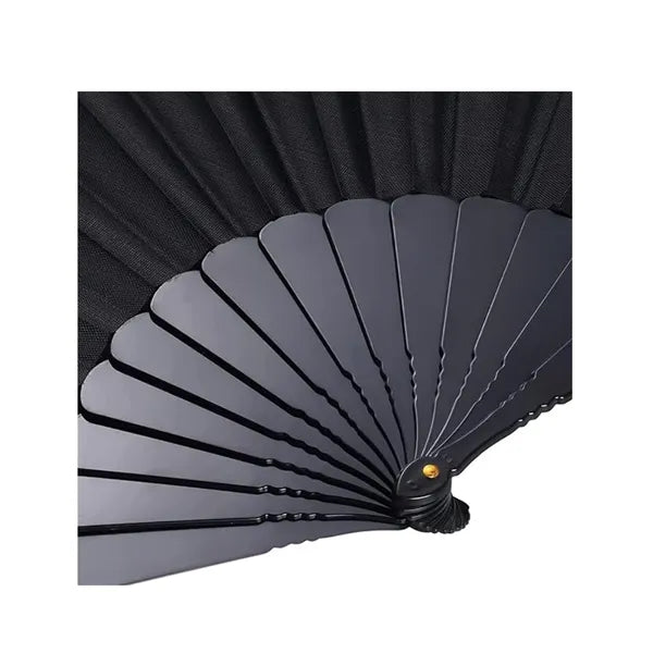 Plastic Rib Fabric Folding Fan
