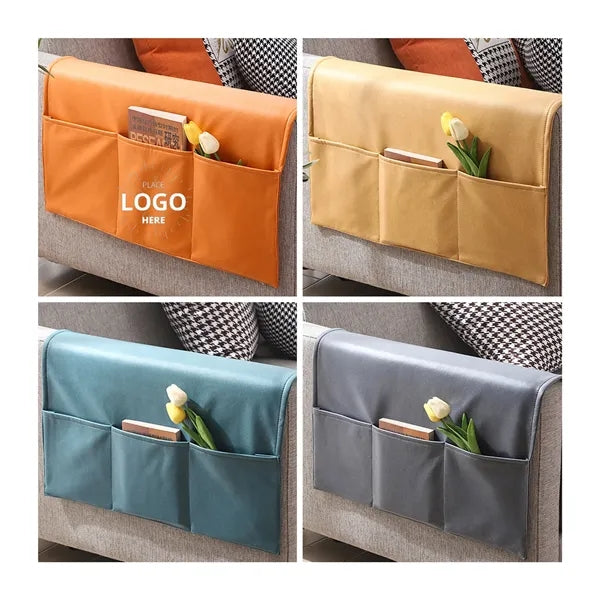 Simple Sofa Chair Canvas Armrest Organizer
