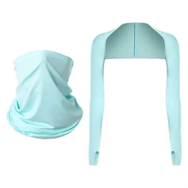 Cooling Shawl Neck Gaiter Set