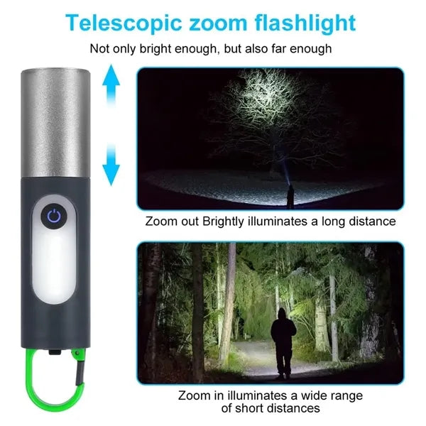 Outdoor Portable Multi-Function Lighting Flashlight